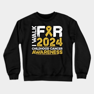 Childhood Cancer Awareness Walk 2024 Crewneck Sweatshirt